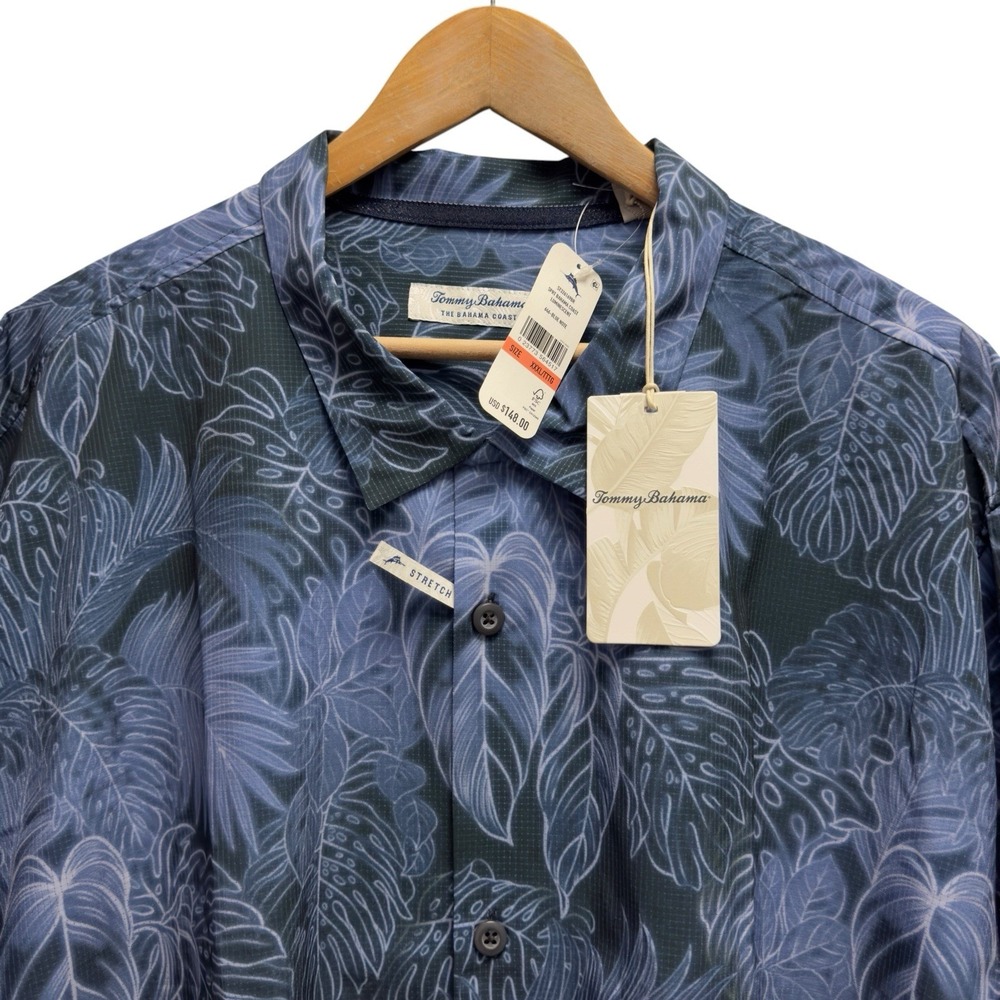 Tommy Bahama NEW XXXL Bahama Coast Luminescent Palms Hawaiian Island Zone Shirt